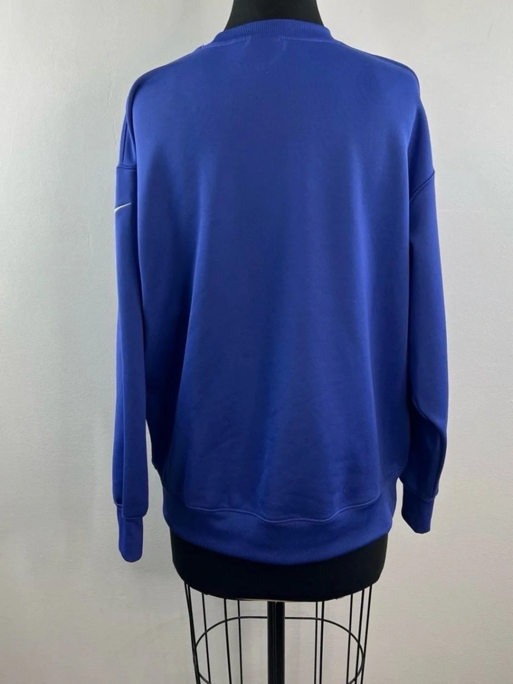 Nike Just Do It Blue Crewneck Sweatshirt Size M | Graphic Pullover Athleisure - Picture 4 of 9